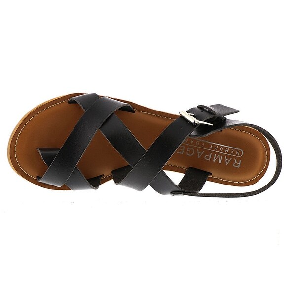 rampage strappy flats