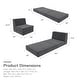 preview thumbnail 5 of 18, The Novogratz Flower Modular Chair