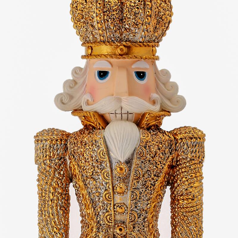 18" Resin Diamond Opulent Nutcracker