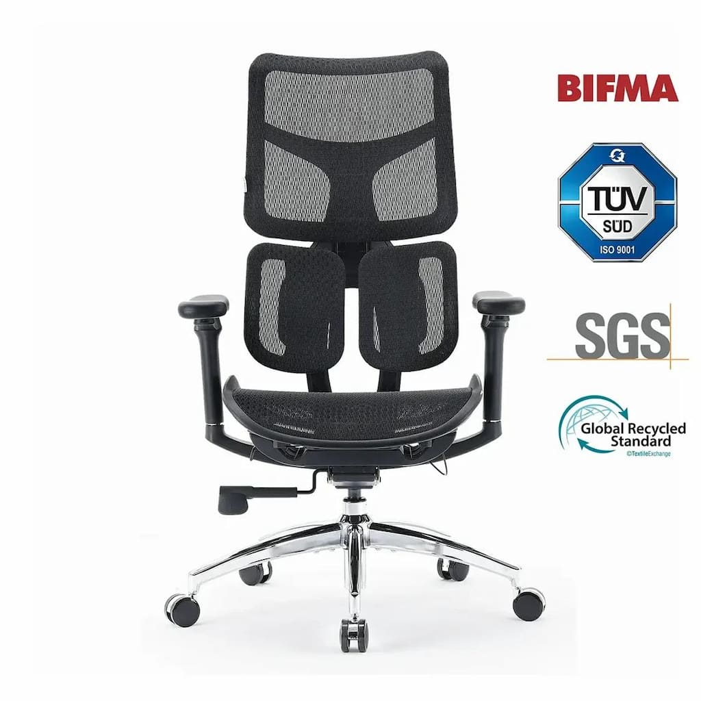 S100 Gaming Chair, Ergonomic Office Chair with Breathable Fabric, Dual Dynamic Lumbar Support for Gaming & Home