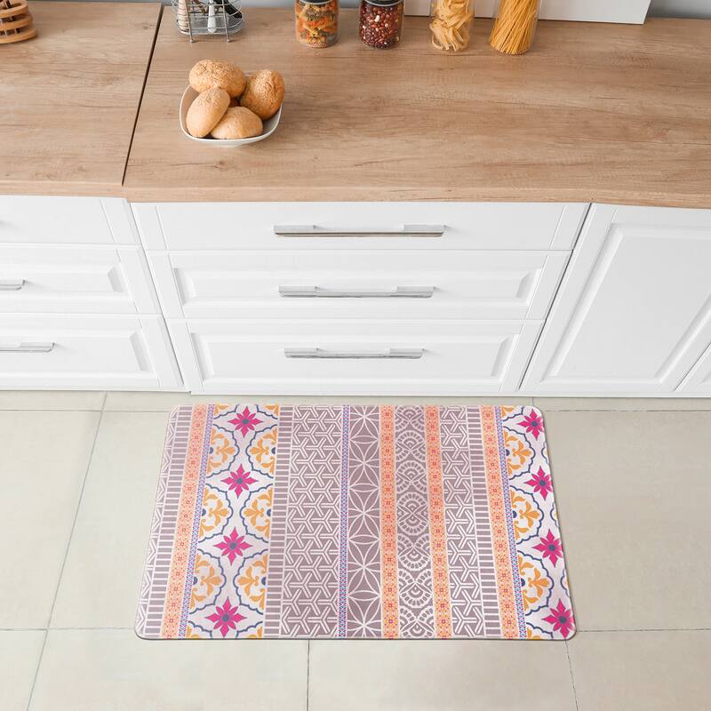 World Rug Gallery Boho Shade Anti-Fatigue Standing Mat