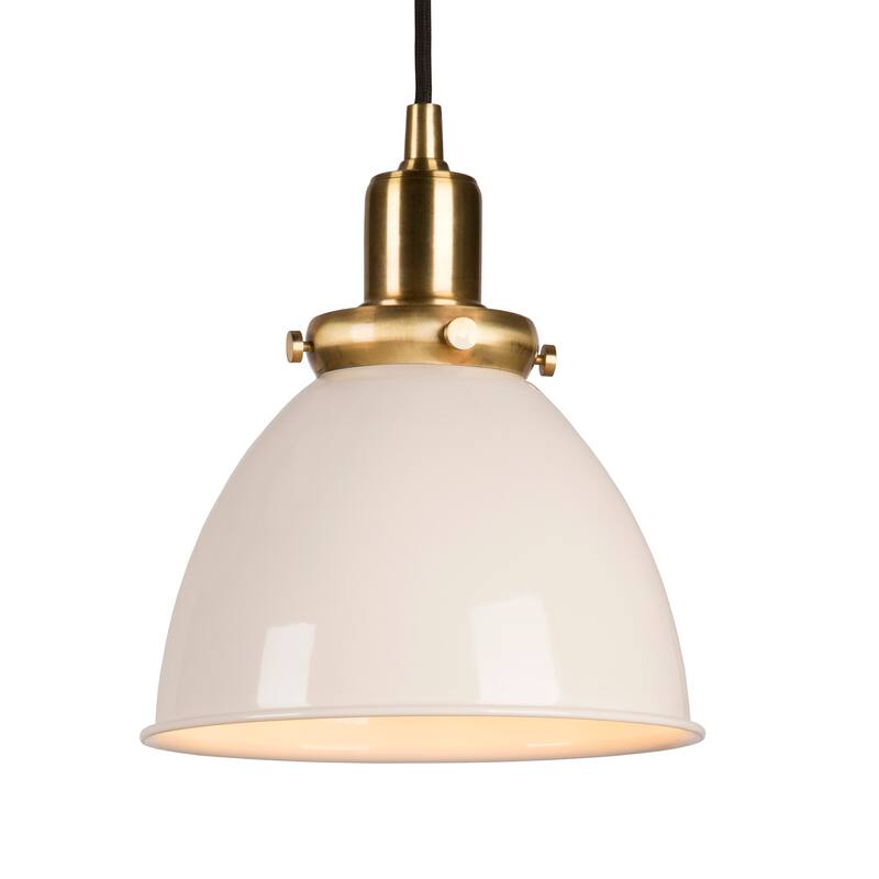 Madison 8" Wide Pendant with Metal Shade