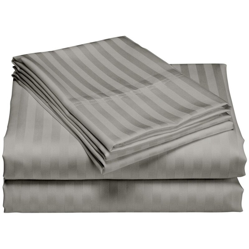 Feather and Stitch 300 Thread Count Percale Weave Cotton Sheet Set