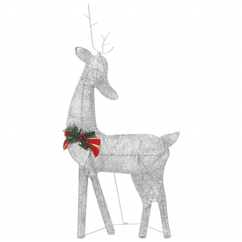 Edy 6pc Outdoor Christmas Decor Set, 180 Cool White LEDs - Cool White, Red