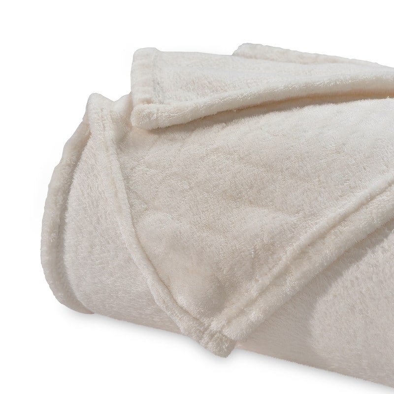 Superior Alaska Quilted Diamond Plush Fleece Blanket For Couch or Bed