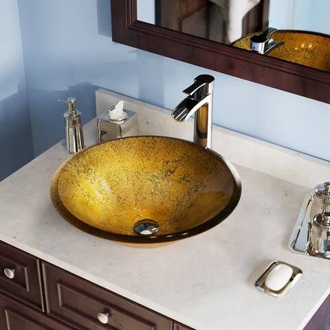 613 Foil Undertone Sink, Antique Bronze Faucet, Sink Ring,Pop-up Drain