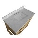preview thumbnail 6 of 10, KitchenBathCollection Birmingham 42" Bathroom Vanity with Carrara Marble Top
