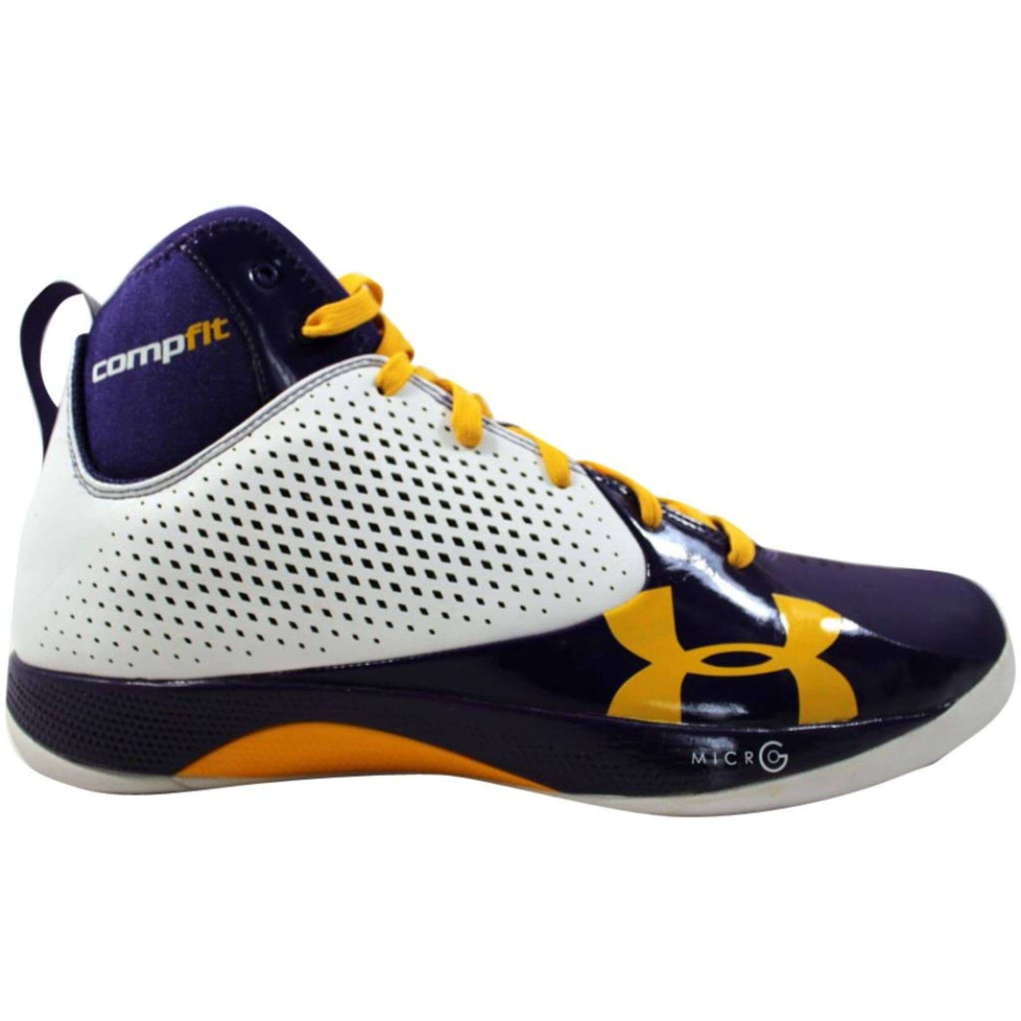 gold under armour basketball shoes