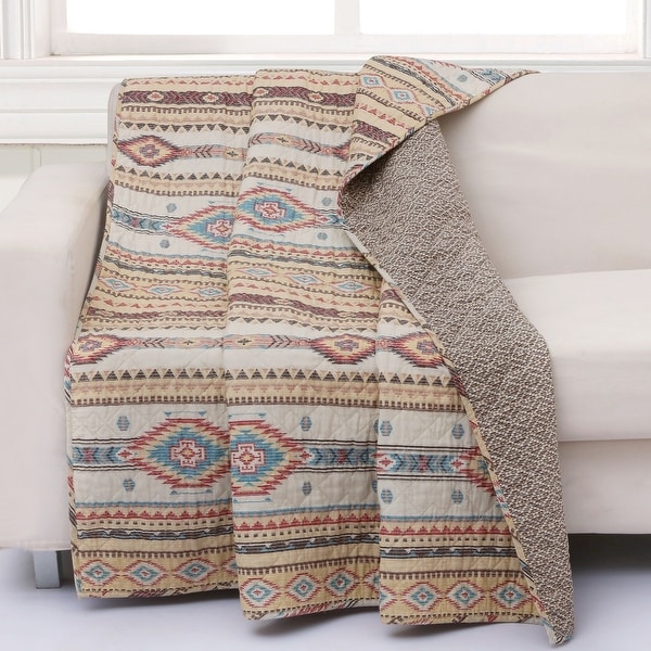 The Curated Nomad San Carlos Quilted Throw Blanket. Opens flyout.