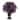 National Tree Company 24" Artificial Scare in the Air Halloween Potted Plant, 30 Purple LED Lights - 24 in