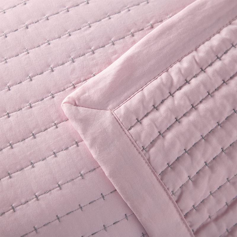 KASENTEX Quilt Set Soft Bedspread - Light Weight, Stone Washed, Down Alternative Fill, Machine Washable