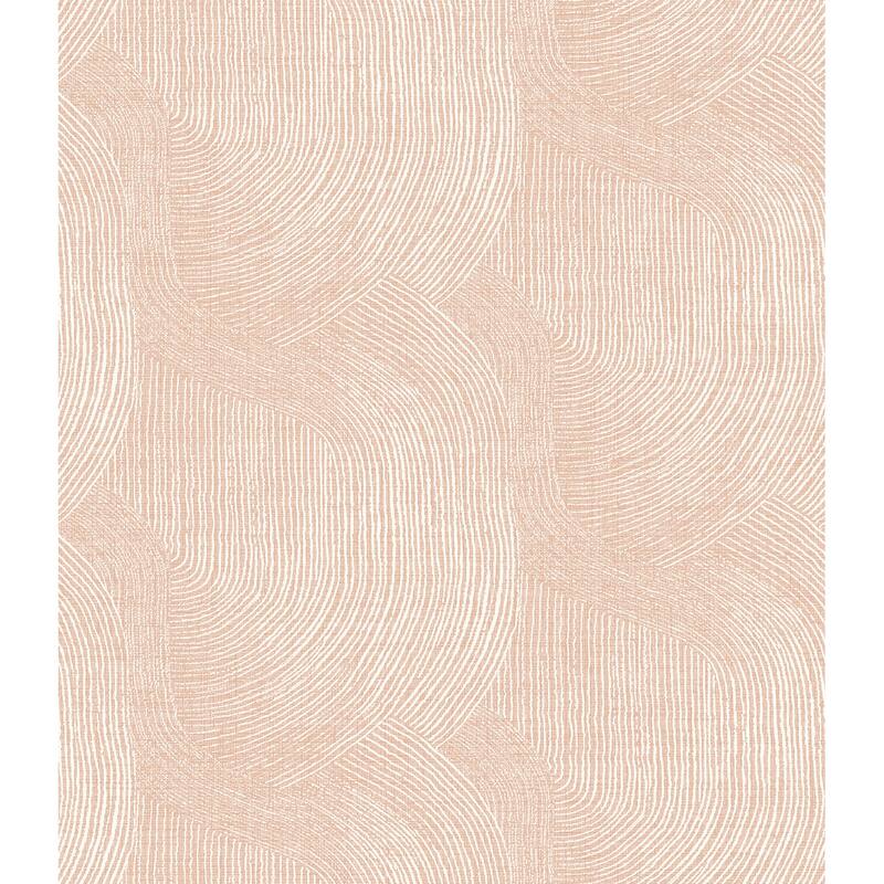A-Street Prints Folly Blush Zen Swirls Wallpaper