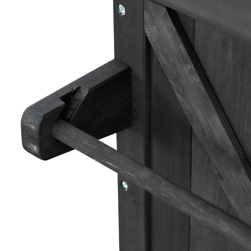 50.25'' Rubber Wood Kitchen Island with Spice Rack , Towel Rack, and Rolling Wheels - 50.25'' x 18.5'' x 36.25''