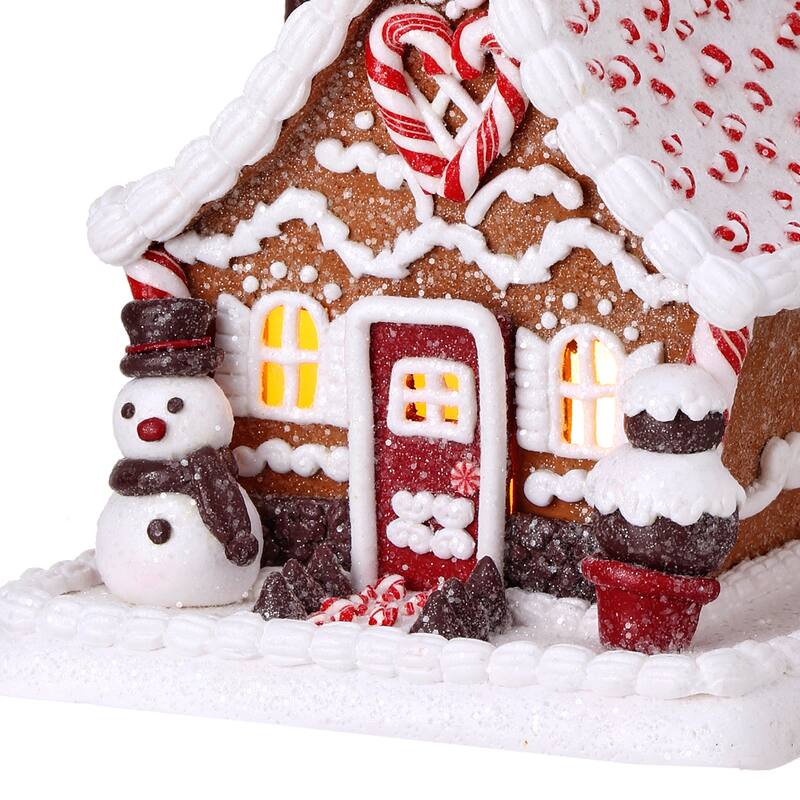 7"Led Peppermint Dreams Candy House