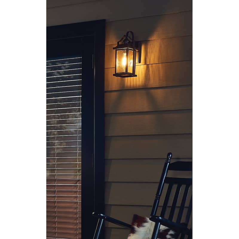 Kichler Lighting Linford 13-in 1-Light Olde Bronze Outdoor Wall Light