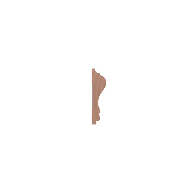 WM390 11/16-in D x 2-5/8-in W x 96-in L Americraft Solid Hardwood Stain Grade Chair Rail Moulding