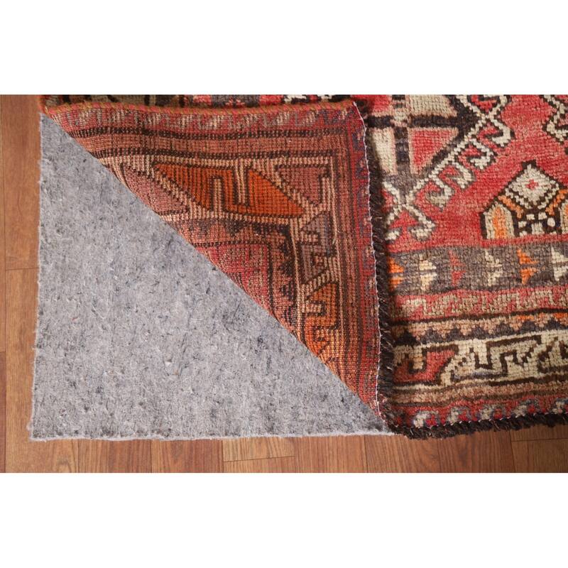 Hand Knotted Oriental 100% Wool Carpet Traditional Tribal Red Lori Area Rug - 7' 6'' X 3' 11''