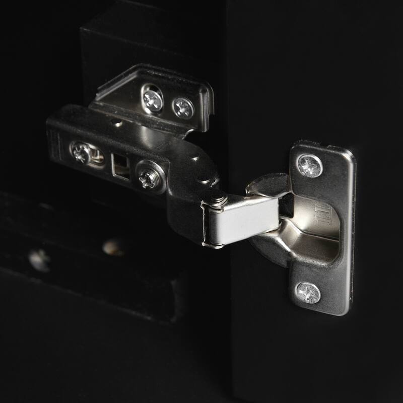 GDFStudio - Snowdon Transitional Freestanding Bathroom Vanity Cabinet with Ceramic Sink, Soft Close Drawers & Adjustable Storage