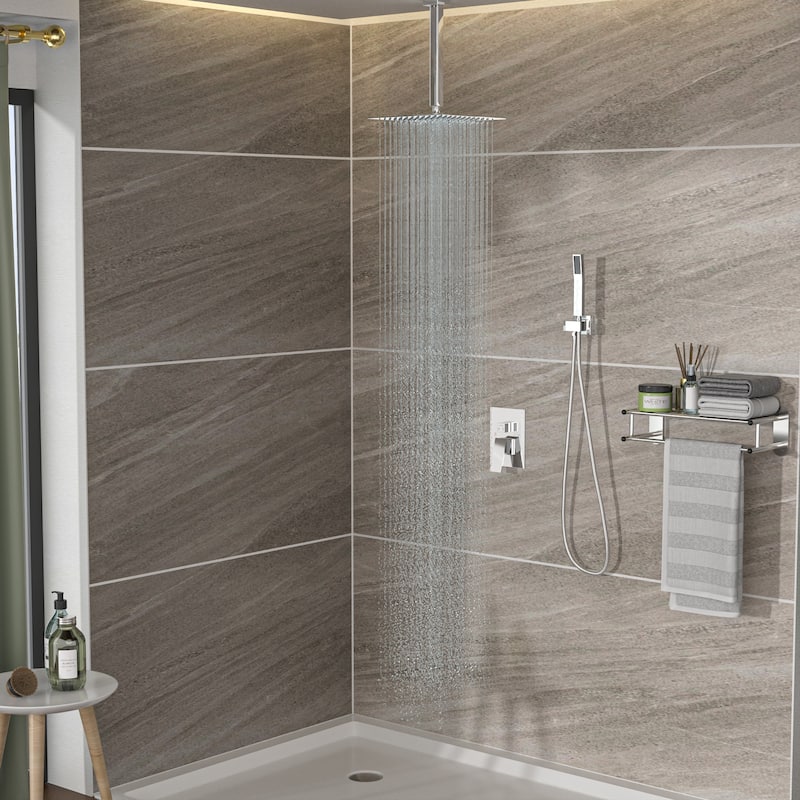 10 inch Square Shower Set, Dual Shower Heads