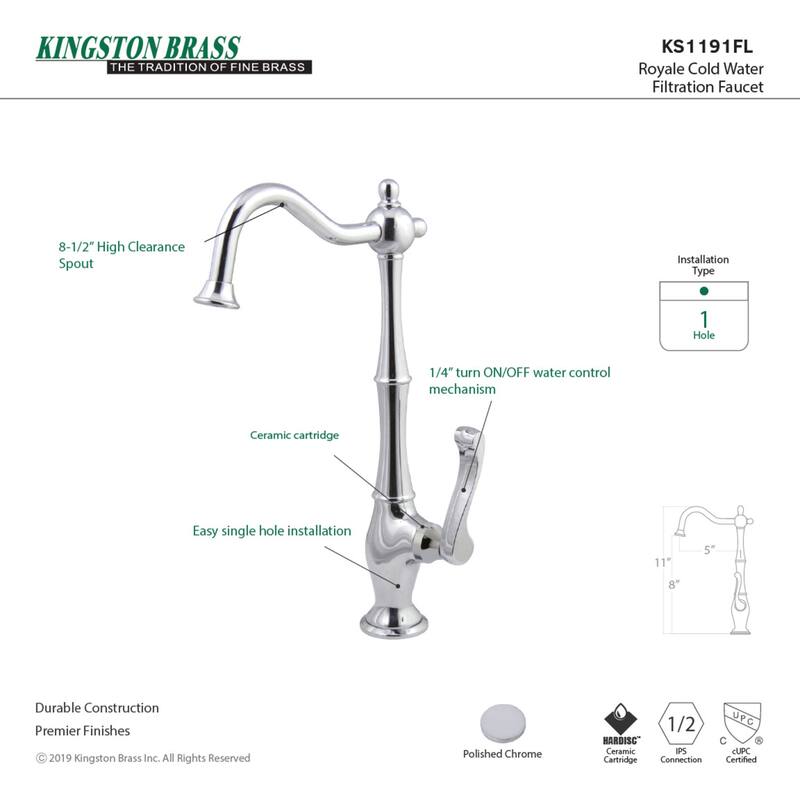 Royale Single-Handle Water Filtration Faucet