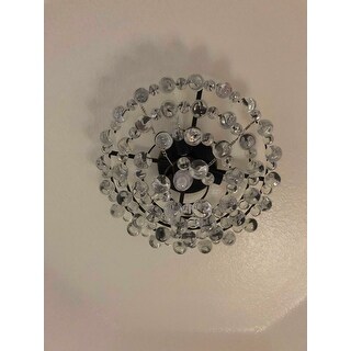 bubble chandelier flush mount