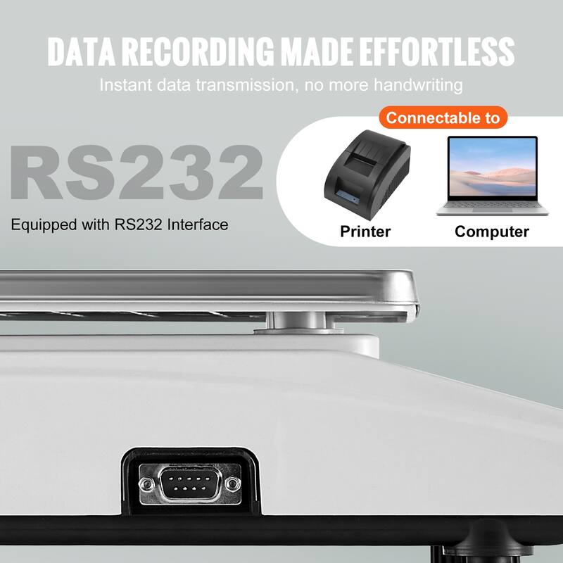 Industrial Counting Scale Inventory Counting Scale Kitchen Jewelry Scale with RS232 Port and LCD Screen