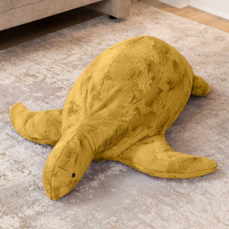 Raven-Symone Shelly the Turtle Sea Buddy Large Kids Stuffed Animal Bean Bag and Pouf