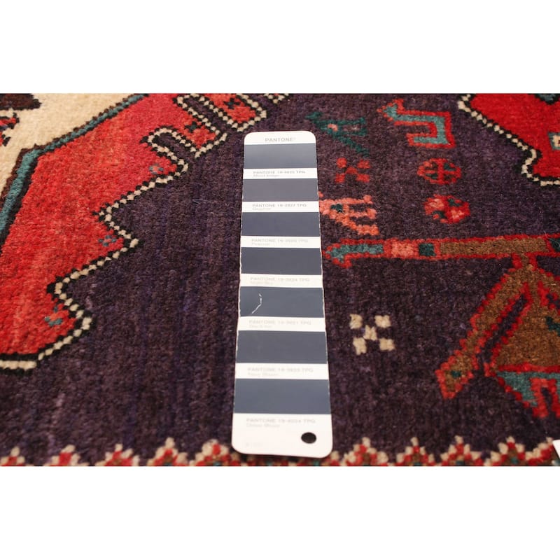 ECARPETGALLERY Hand-knotted Andelz Dark Navy Wool Rug - 4'3 x 6'7