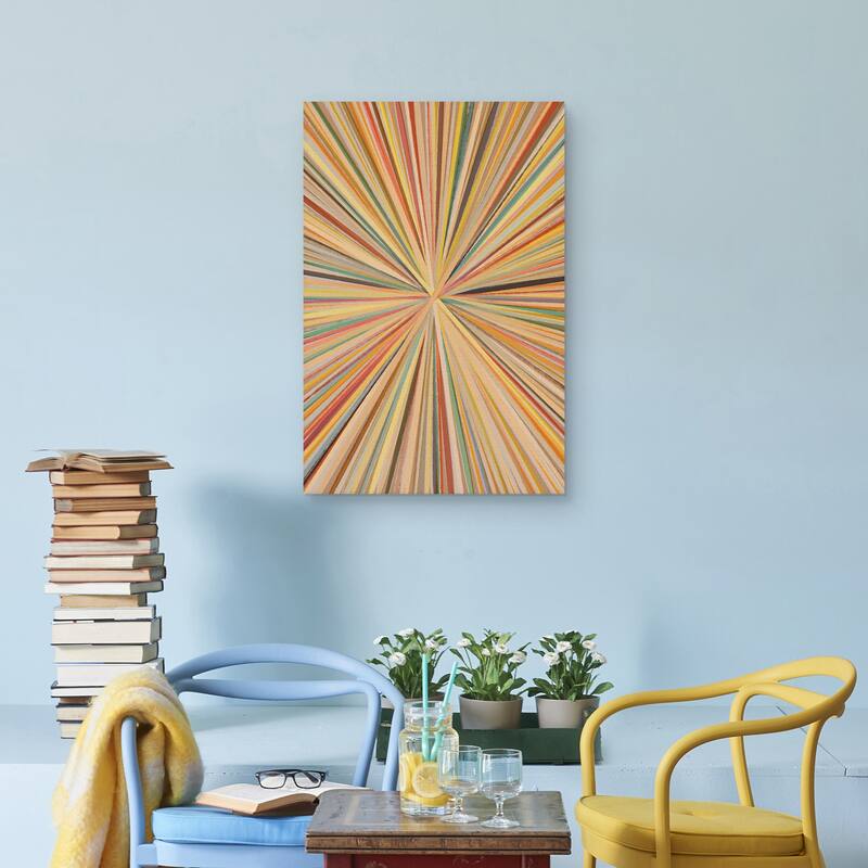 Abstract Pastel Bloom by Alisa Galitsyna Canvas Art Print
