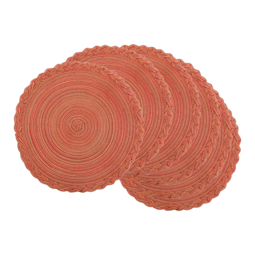 Rustic Placemats Set of 6 Placemats for Dining Table Decor Indoor Outdoor Washable Kitchen Table Mat Wipe Clean 15*15in