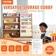 preview thumbnail 2 of 5, VEVOR 4-Tier Kids Wooden Bookshelf,for Kids Room, Playroom, Kindergarten, Nursery