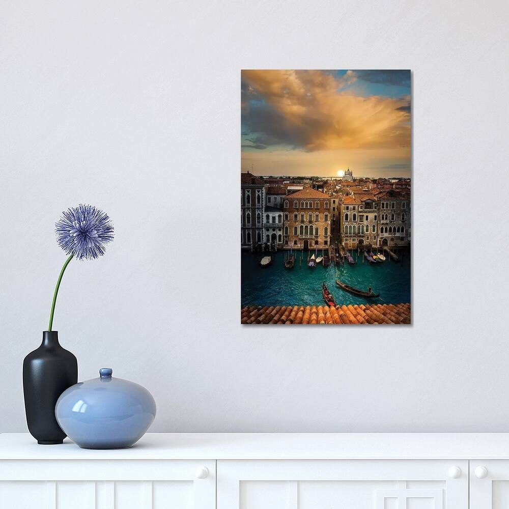 iCanvas "Sunset In Venice" by Enzo Romano Canvas Print