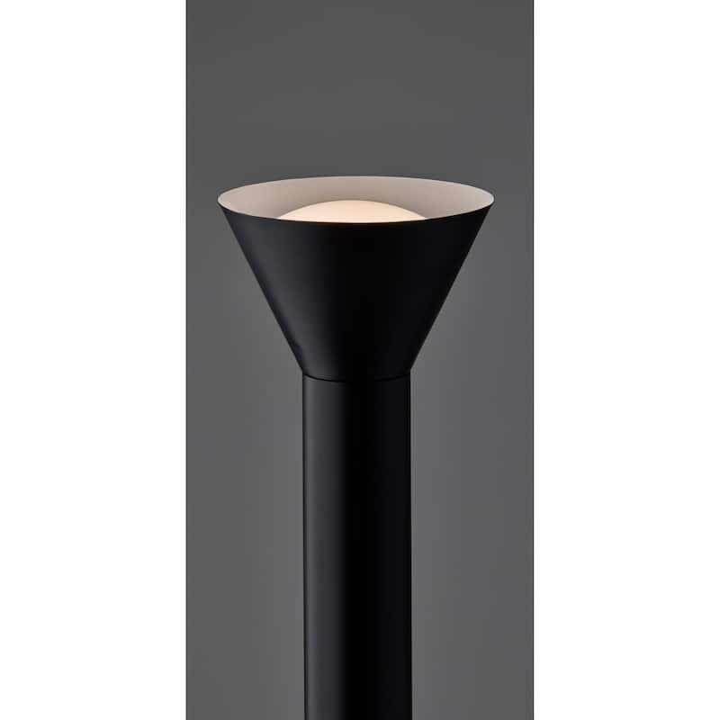 Greer LED Torchiere - Black