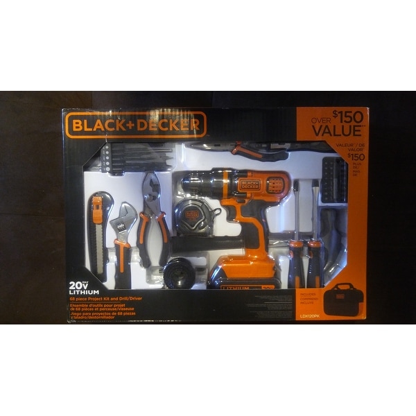 Black Decker Ldx1pk Volt 68 Piece Lithium Ion Drill Driver Project Kit Hlpsocialsquare Com Black Decker Ldx1pk Volt 68 Piece Lithium Ion Drill Driver Project Kit Hlpsocialsquare Com