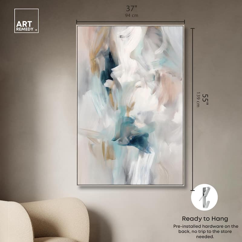Whispering Colors III Canvas by Art Remedy