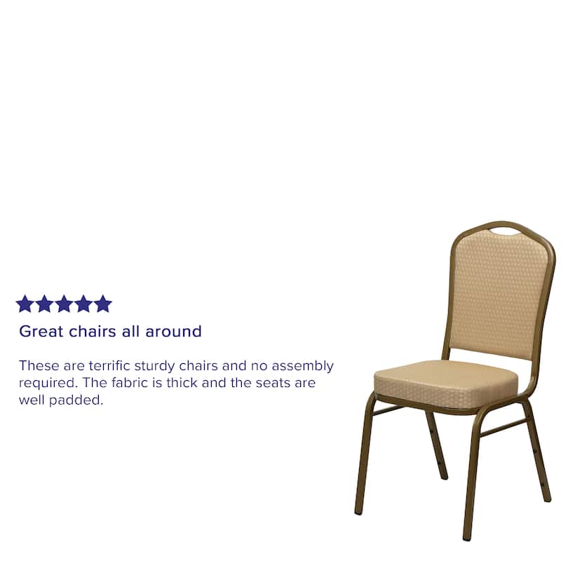 Crown Back Stacking Banquet Chair