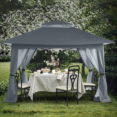 ABCCANOPY 13'x13' Pop Up Gazebo with Mosquito Netting - 13ftx13ft