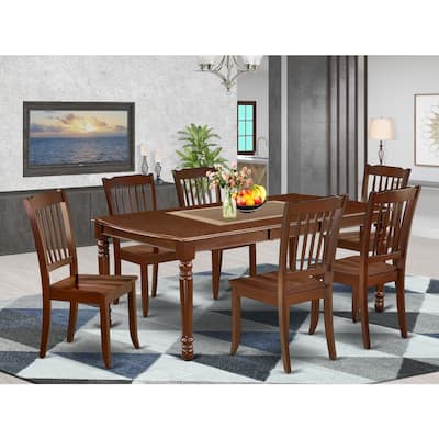 Rectangular Dining Set with 6 Chairs
