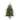 3' Pre-Lit Potted Artificial Christmas Tree, Clear Lights - 3 Foot