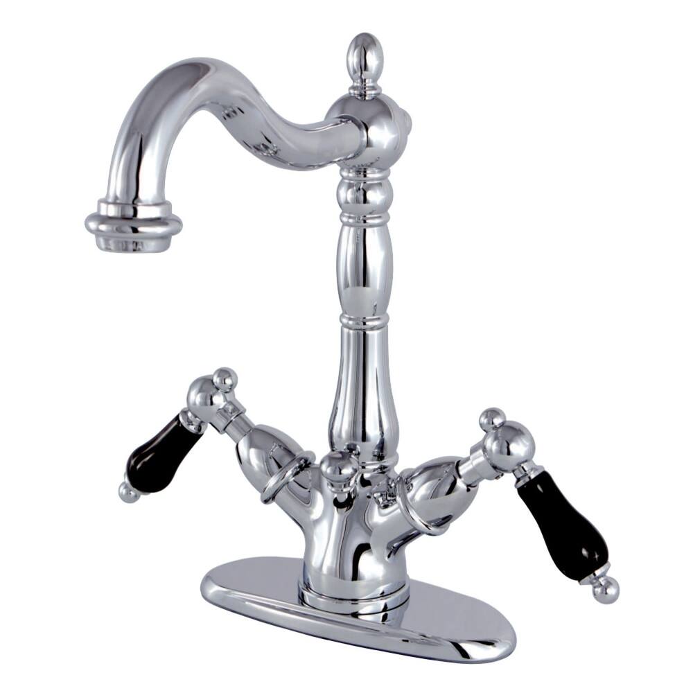 Kingston Brass Duchess 1.2 GPM Centerset Bathroom Faucet with Black