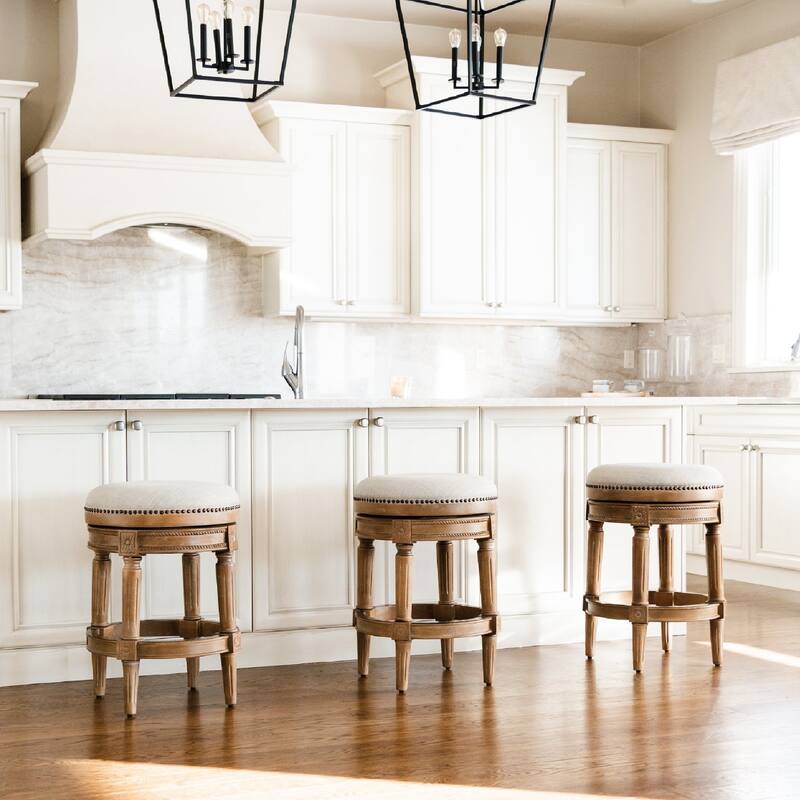 Maven Lane Pullman Backless Swivel Kitchen Stool