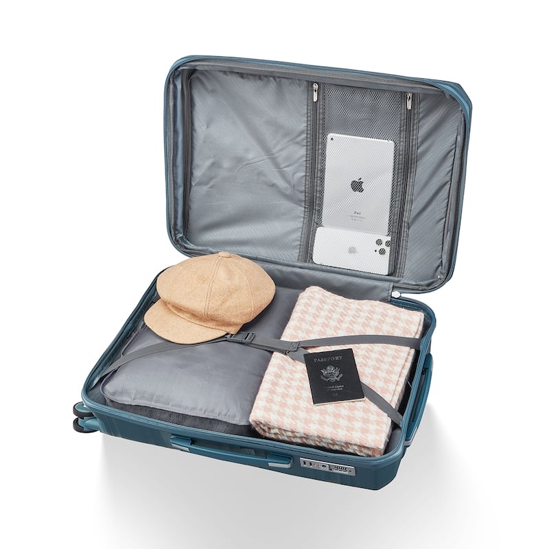 Luggage Sets 4 Piece with Spinner Wheel, Hardside Suitcase Set with TSA Lock, Expandable Luggage for Men and Women Travel
