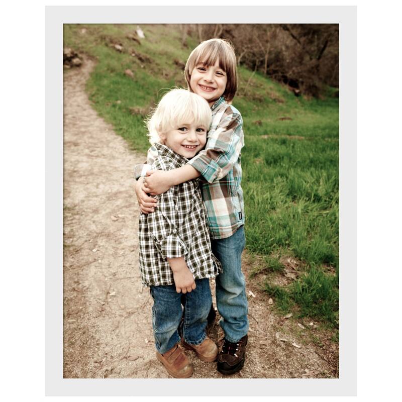 Incline Picture Frame, Photo Frame - 11x14 - Incline White