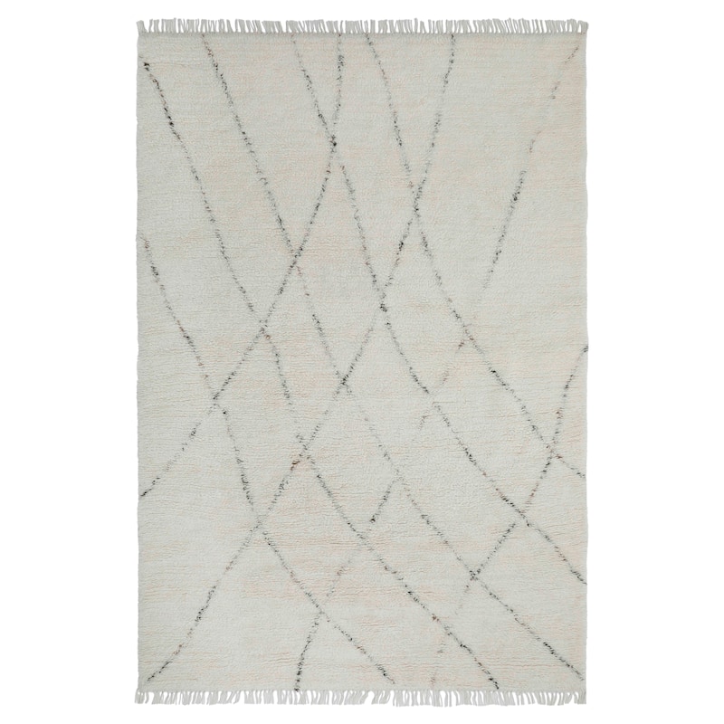 Terra by Obeetee Turin Costero Ivory Rug - 3'x5' - Lavender/Ivory