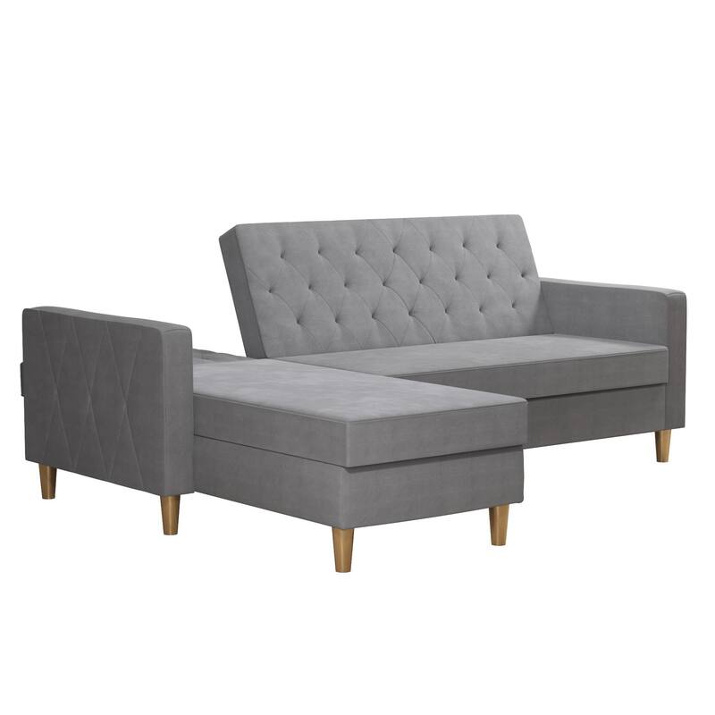 CosmoLiving by Cosmopolitan Liberty Sectional Futon with Storage