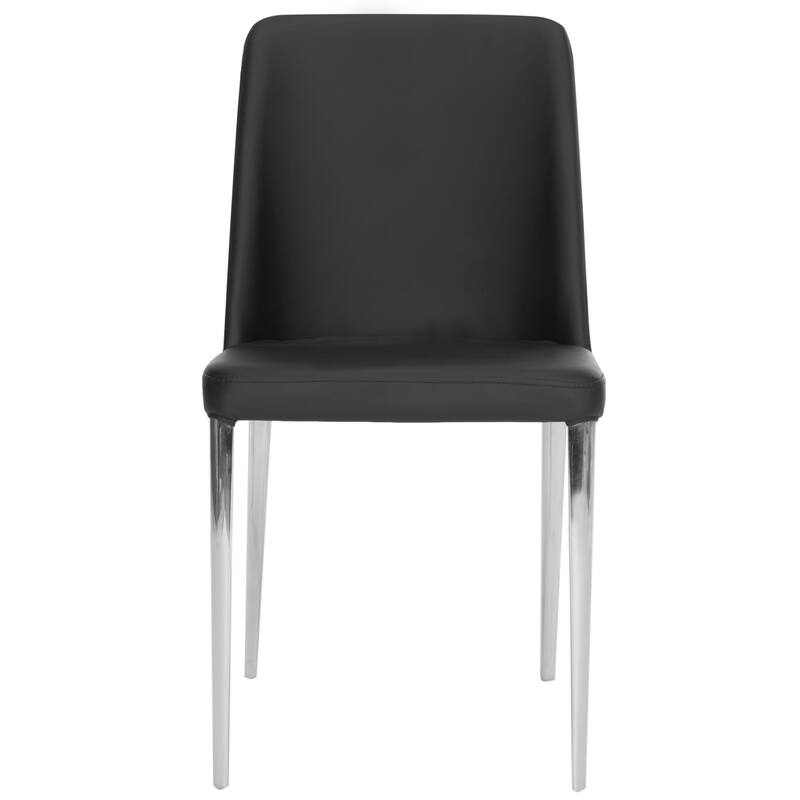 SAFAVIEH Haruko Mid Century Dining White Dining Chair (Set of 2) - 22.5" x 17.8" x 34.8" - 23Wx18Dx35H