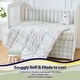 preview thumbnail 4 of 3, Sweet Home Collection Plaid 4-Piece Nursery Baby Crib Bedding Set