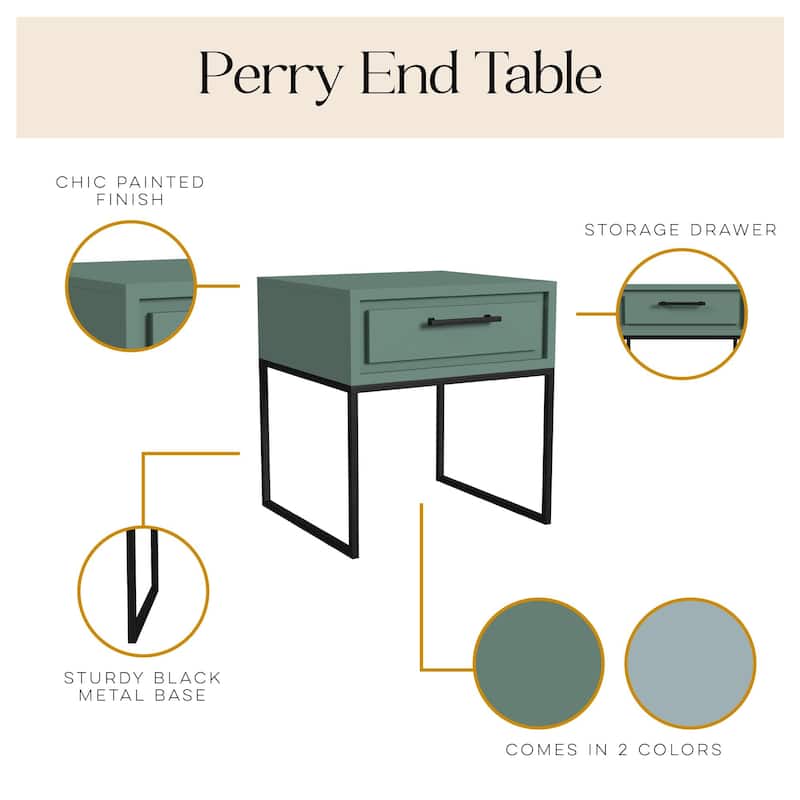 Cortney's Collection Perry End Table