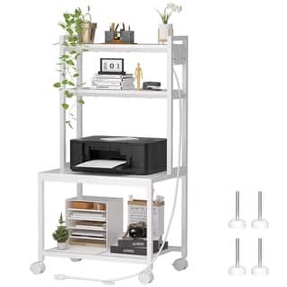 Large Printer Stand with Storage - 15"L x 23"W x 40"H