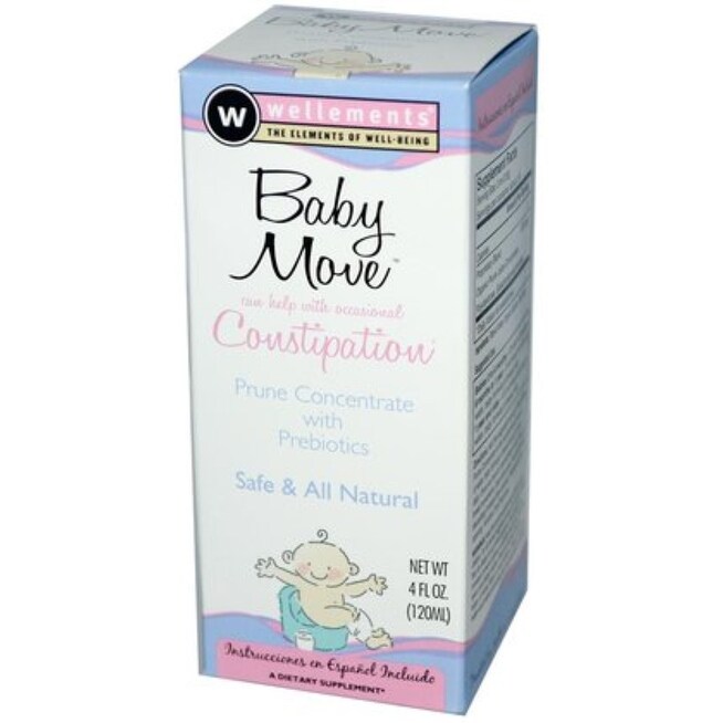 Wellements Baby Move Prune Concentrate With Prebiotics Liquid 4 Oz Overstock 11732293
